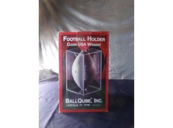 Clear Plastic Football Holder