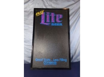 Enjoy Lite Beer Chalk Board