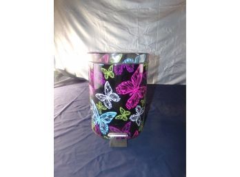 Small Butterfly Step On Garbage Can