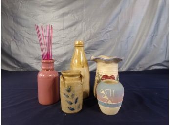 Lot Of 5 Pottery Pieces