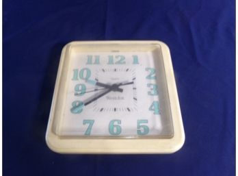 Square Westclox Clock