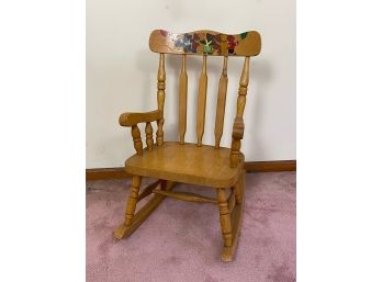Child's Wooden Rocking Chair
