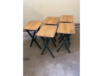 TV Tray Tables Lot Of 5
