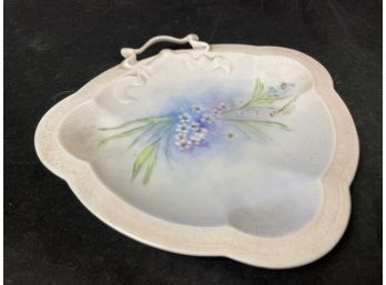 E. Posenecker Painted Floral Trinket Dish