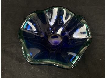 Blue Glass Bowl
