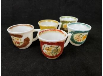 Floral Painted Tea Cups