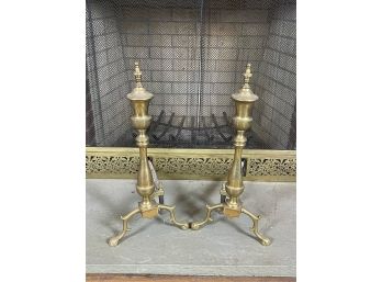 Fireplace Brass Andirons