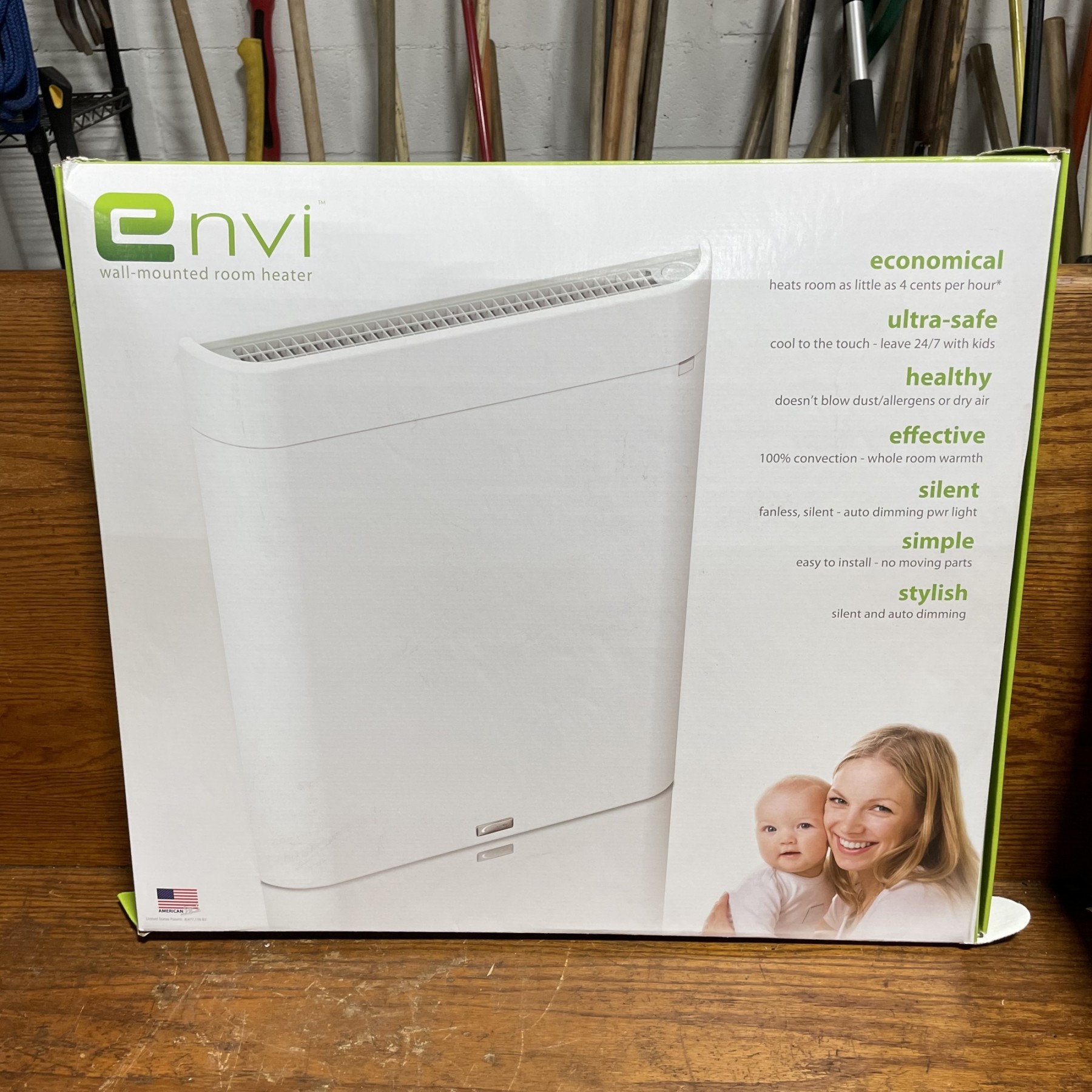 Wall Mounted Electric Envi Electric Wall Heaters Space Heater Envi - Main Image