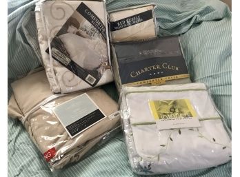 Lot Of Quality King Size Duvet , Ruffle Cover Sheets