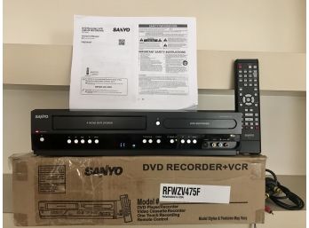 SANYO DVD RECORDER & VCR