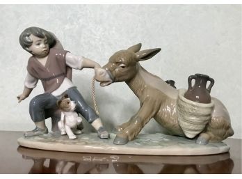 Lladro Stubborn Donkey