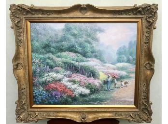 GHAMBARO 'I Remember The Flowers ' Oil On Canvas