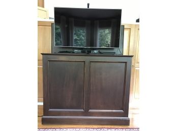 Hide Away  TV LIFT Cabinet With SAMSUNG TV And Blu Ray Player