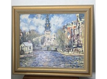 'Blue Water ' Oil On Canvas