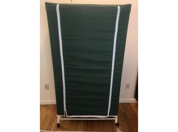 Portable Clothing Rack With Cedar Floor