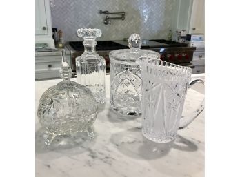 Fabulous Cut Glass / Crystal Service Ware