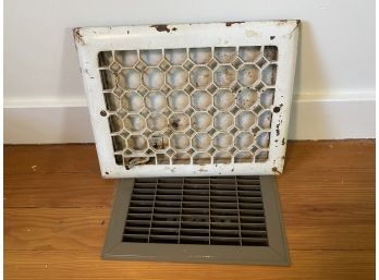 Antique Floor Heat Vent Cover