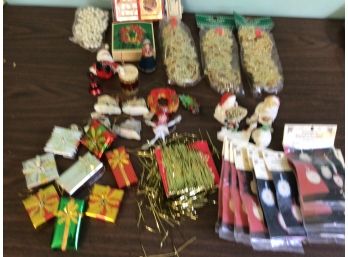 Christmas  Lot Many Unopened Items Some Vintage