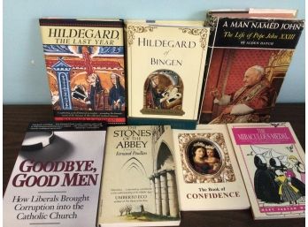 7 Book Catholicism Lot Hildegard Of Bingen John 23 More