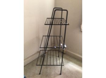 Vintage Metal Telephone Stand 3 Shelves