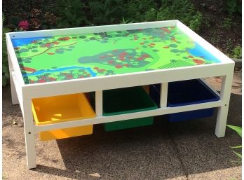 Train Activity Play Table With Storage Bins For Thomas Brio