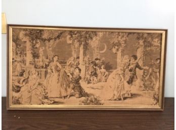 Sepia Toned Tapestry Framed 36 X 19