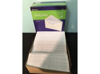 Large Lot Of Unused Business Size Envelopes