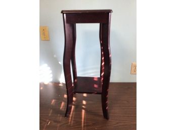 Small Wooden Stand With Shelf