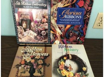 Ribbon Artistry Book Lot Crafting Silk Ribbons