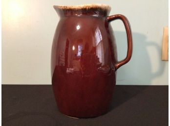 Hull Brown Glazed Pitcher