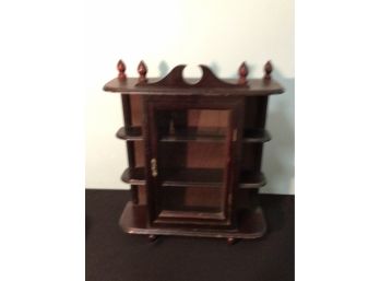 Small Display Case With 3 Shelves