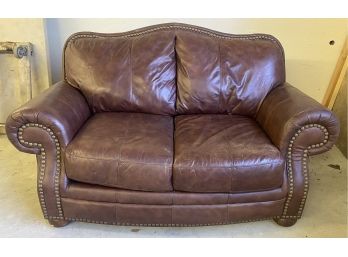Leather Loveseat