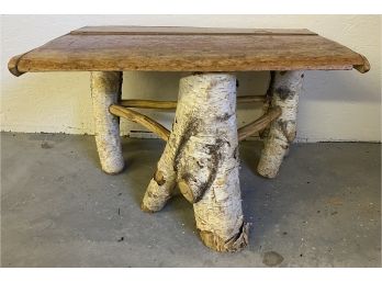 Birch Bark Custom Low Table