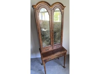 Milling Road Mirrored Door Queen Anne Style Secretary