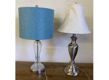 Two Contemporary Lamps