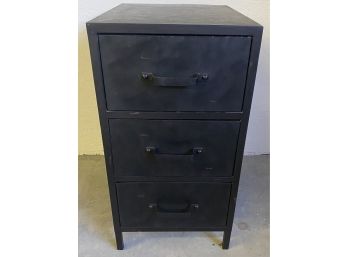 Three Drawer Metal Stand