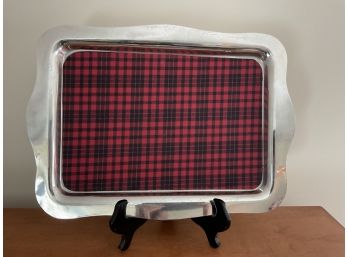 Barware Collection Large Metal Holiday Platter