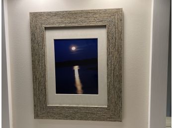 A Beautiful Framed Ocean Sunset Scene