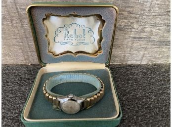 Vintage Robot Fifth Avenue Womens Wrist Watch