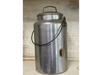 Leys Aluminum Company Milk Tin