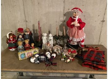 Animated Mrs. Claus, Carolers, Angels, And More