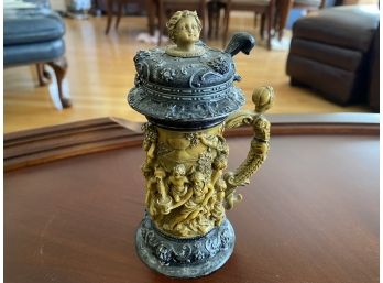 Beautiful Miniature  German  Mythology Beer Stein