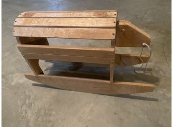 All Wood Rocking Pig?