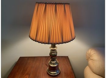 Pr. Stiffle Brass Table Lamps