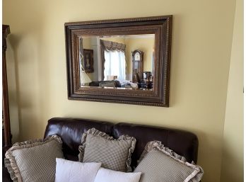 Gorgeous Beveled Gold Mirror