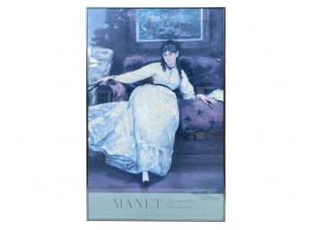Manet Print Behind Glass