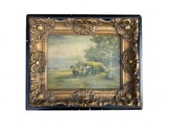Print In Beautiful Ornate Gilt Frame