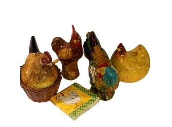 Cool Collection Of Ceramic Roosters