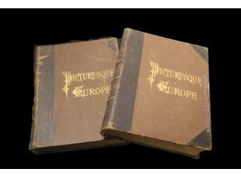 Pair Of Books Titled Picturesque Europe