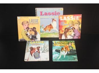 5 Vintage Classic Lassie Books